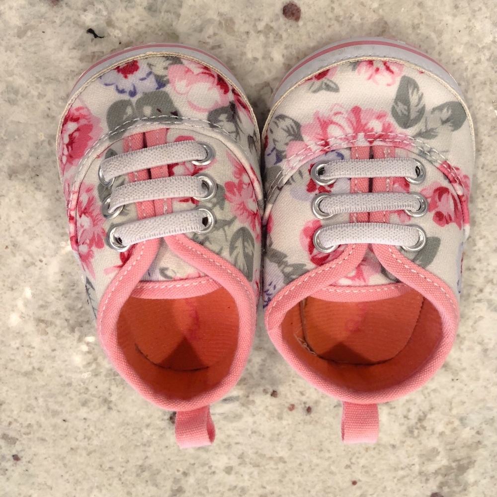 Infant Floral Slip-on Sneakers